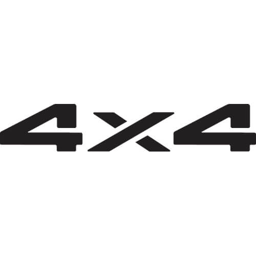 4x4 Decal Sticker - 4x4-F