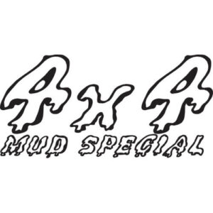 4x4 Mud Special Decal Sticker - 4x4-MUD