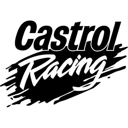 Castrol CASTROL Individual Letters Race Rally Car Motorcycle Decals Stickers 2 off 280mm 