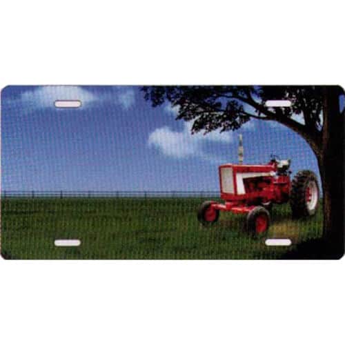 Farm Tractor In Field Novelty License Plate-t2169f