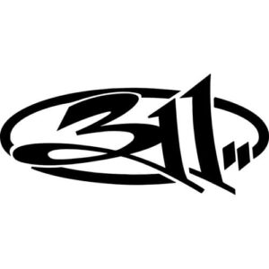 311 Band Logo Decal Sticker