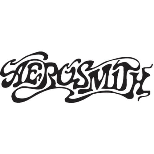 Decal Aerosmith Foil Sticker Cartoon Group Shot 