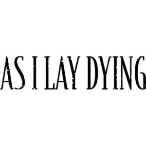 As I Lay Dying Band Logo Decal Sticker