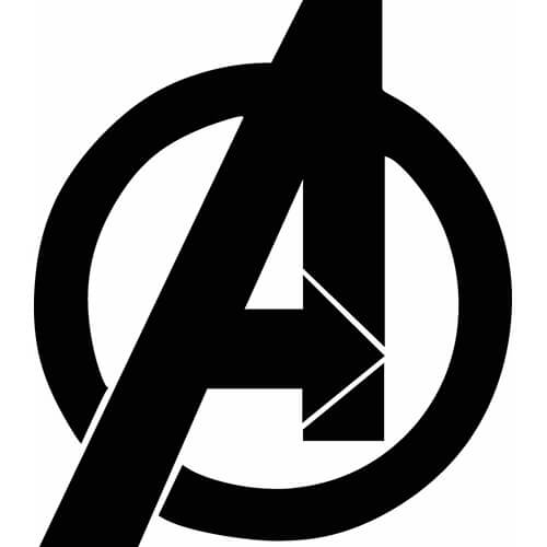 Avengers Decal Sticker - AVENGERS-LOGO-DECAL - Thriftysigns