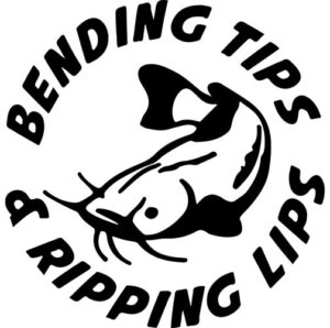 Bending Tips Ripping Lips Decal Sticker