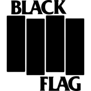 Black Flag Band Decal Sticker