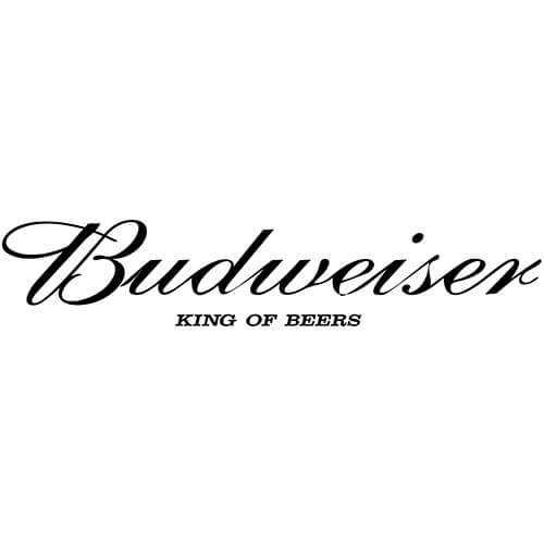 Sticker Decal Window Business Sign Vinyl Budweiser Big 8” X 6” We ID WE I.D 