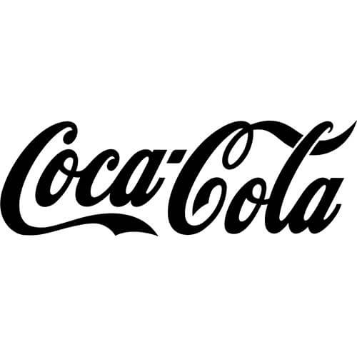 Logo Schriftzug Coca-Cola Coke USA Aufkleber Sticker Decal 