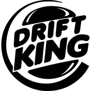 Drift King Decal Sticker