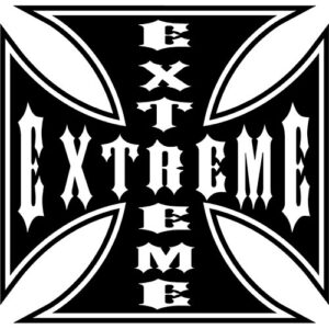 Extreme Iron Cross Decal Sticker