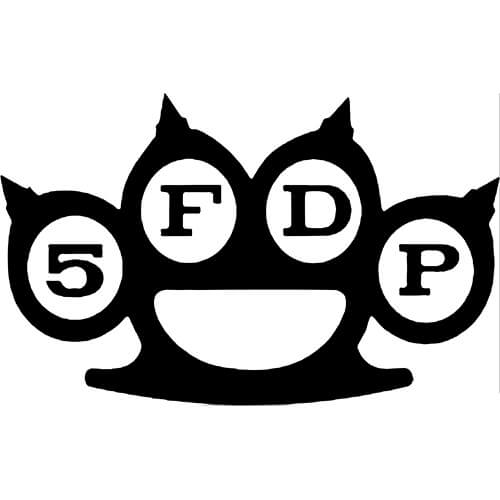 Five Finger Death Punch Die-Cut Vinyl Decal Sticker    20 Colors Available 