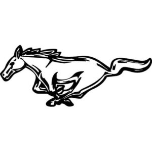 Ford Mustang Horse Decal Sticker