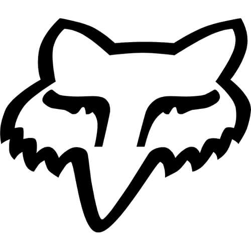 Fox Logo Decal Sticker - FOX-LOGO-B - Thriftysigns