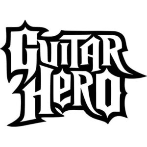 Guitar Hero Decal Sticker