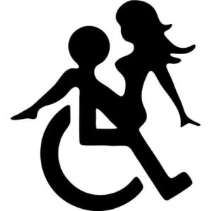 Handicap Sex Decal Sticker