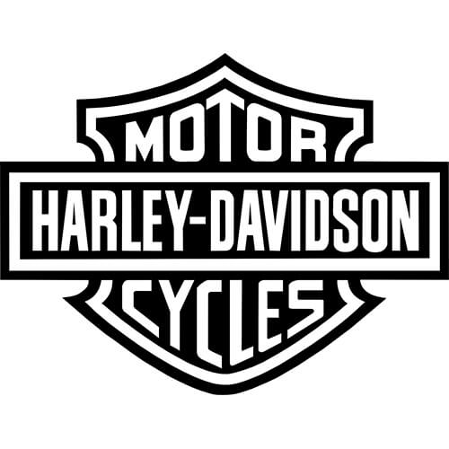 Harley Davidson Logo Cutz Rear Window Decal LW Motorcycle Truck Car Sticker 