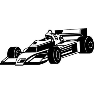 Indy Car Decal Sticker
