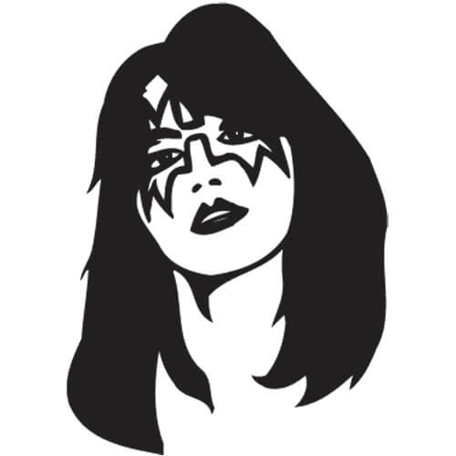 Kiss Ace Frehley Decal Sticker