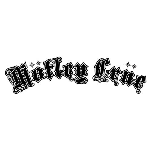 MOTLEY CRUE #2 Metal Graphic Die Cut decal sticker Car Truck Boat Window 12" 