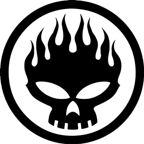 The Offspring Black Bands Automotive Decal/Bumper Sticker