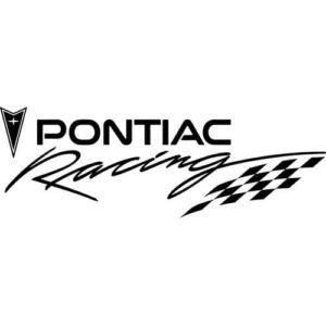 Pontiac Racing Decal Sticker