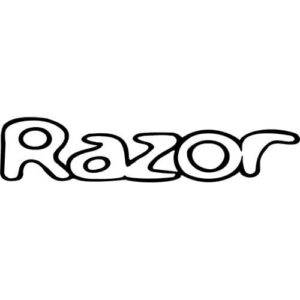 Razor Decal Sticker