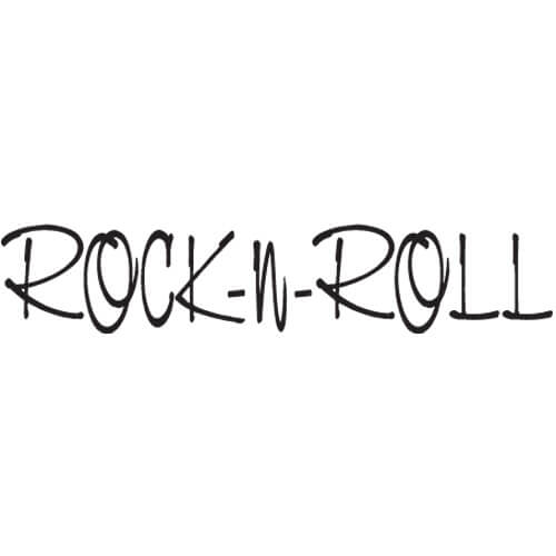 Rock-N-Roll decal sticker