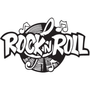 Rock-N-Roll decal sticker