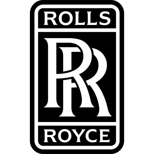 Rolls Royce Logo Car seat Decals