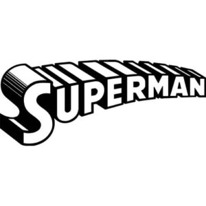 Original Superman Logo Decal Sticker