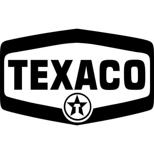sticker autocollant  TEXACO diametre 9 cm 