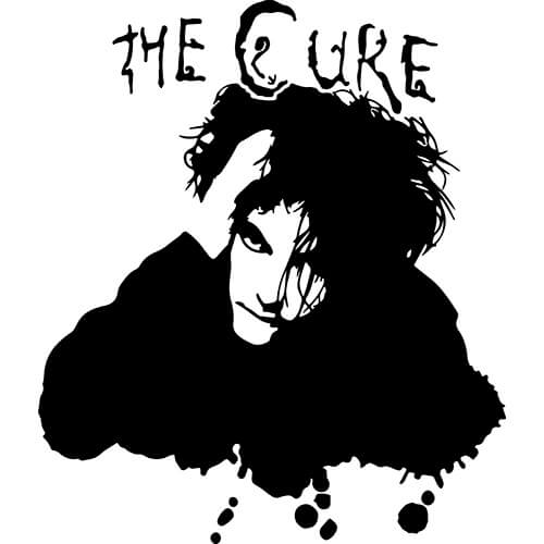 2 THE CURE BAND DECALs Stickers Bogo For Car Truck Window Bumper 