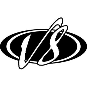 V8 Oval Decal Sticker