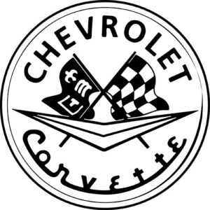 Vintage Corvette Decal Sticker