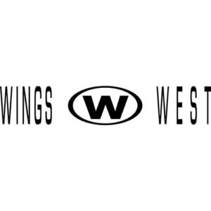 Wings West Decal Sticker