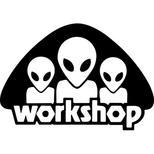 100pcs Skateboard Logo Santa Cruz Alien Workshop Vinyl Sticker Laptop Car Decal 