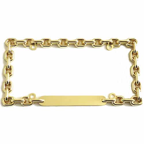 Chain License Plate Frame