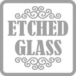Custom Etched Glass Decals