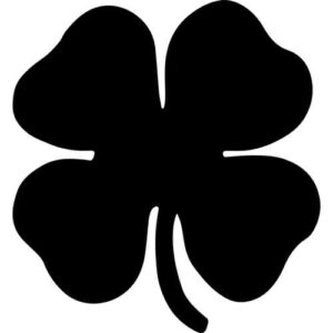 Four Leaf Clover Decal Sticker