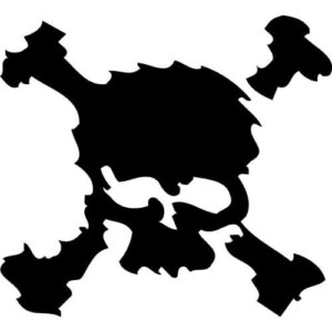 Frazzled Skull Decal Sticker