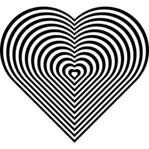 Heart Hypnotize Decal Sticker