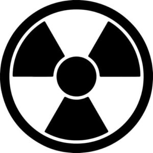 Radioactive Symbol Decal Sticker