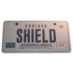 Flat License Plate Shield