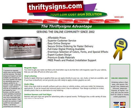 Thriftysigns 2008