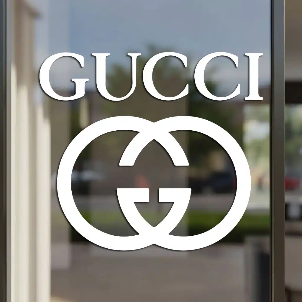Gucci Logo Decal