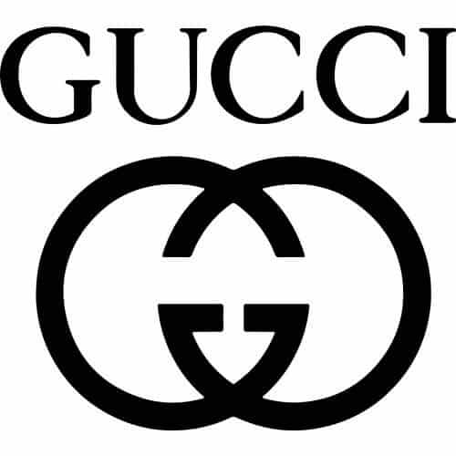 Gucci Prada Designer Logo Nail Stickers • Black And White GG Gucci