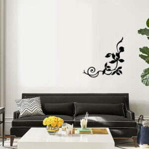 Leaf Floral Corner Wall Art Decal