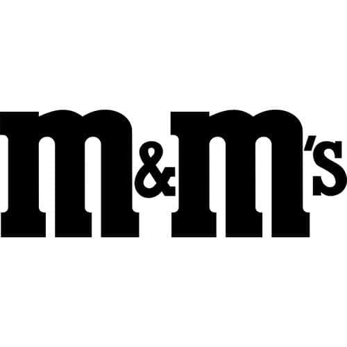 M&M's Logo Decal Sticker - M&M-LOGO-DECAL - Thriftysigns