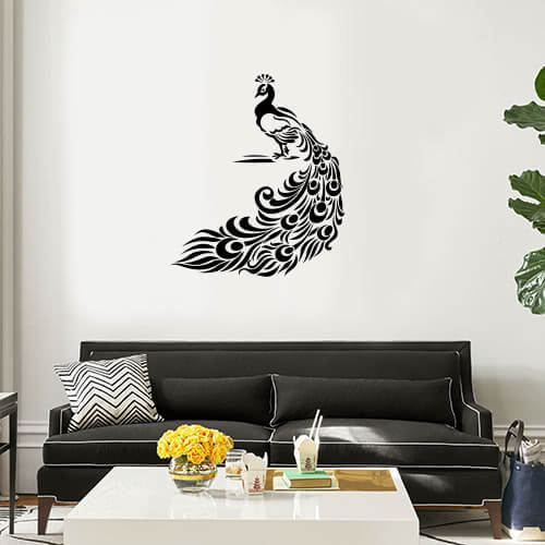 Peacock Wall Art Decal