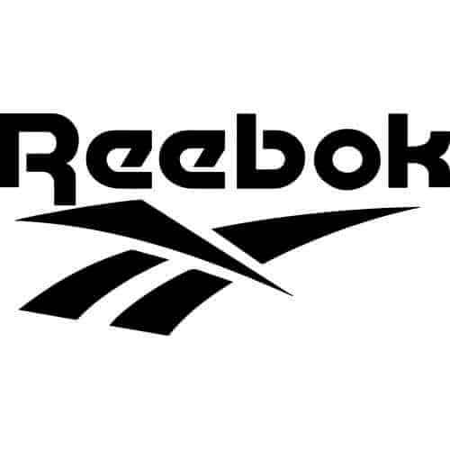 reebok logo white 6x3 car auto bumper sticker decal made in usa 